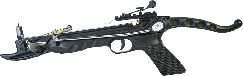 SAS Southland Archery Supply Prophecy 80 Pound Self-Cocking Pistol Crossbow with Cobra System Limb and 3 Arrows - Image 3